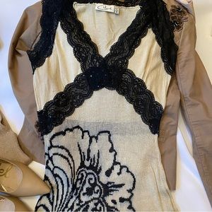 🌼Boutique💛VinTage Sleeveless Semi-Sheer Tunic Sweater Top